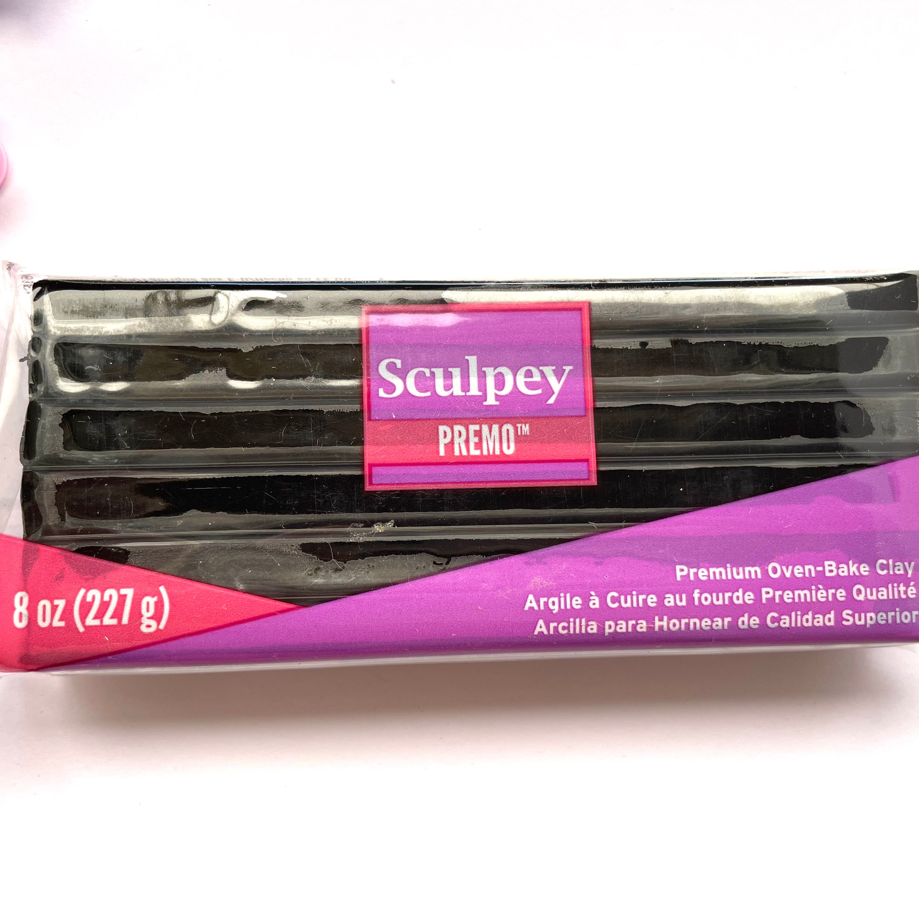 Sculpey Premo Polymer Clay - Black 8 oz.